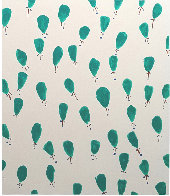 Falling Green Blossoms From Wall Flowers Portfolio: Untitled 2008 Limited Edition Print by Donald Sultan - 1 Falling Green Blossoms From Wall Flowers Portfolio: Untitled 2008 Limited Edition Print by Donald Sultan - 1