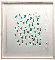 Falling Green Blossoms From Wall Flowers Portfolio: Untitled 2008 Limited Edition Print by Donald Sultan - 4 Falling Green Blossoms From Wall Flowers Portfolio: Untitled 2008 Limited Edition Print by Donald Sultan - 4