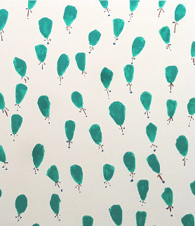 Falling Green Blossoms From Wall Flowers Portfolio: Untitled 2008 Limited Edition Print - Donald Sultan Falling Green Blossoms From Wall Flowers Portfolio: Untitled 2008 Limited Edition Print - Donald Sultan