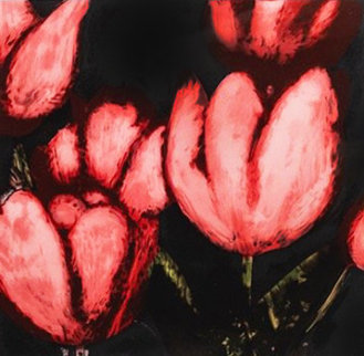 Fruit, Flowers, And Fish: Tulips 1989 Limited Edition Print - Donald Sultan Fruit, Flowers, And Fish: Tulips 1989 Limited Edition Print - Donald Sultan