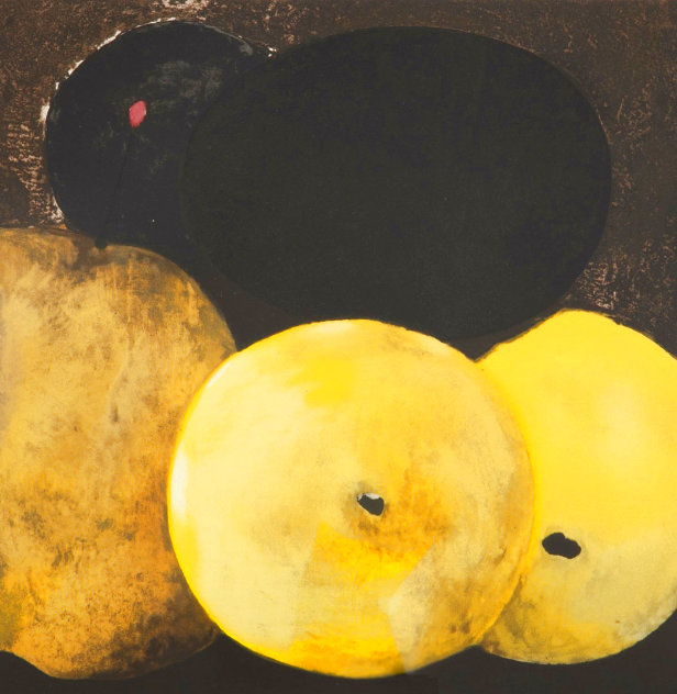 5 Lemons a Pear And an Egg 1994 Limited Edition Print by Donald Sultan
