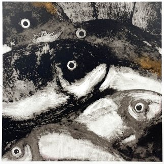 Fish (From Fruits and Flowers) 1990 Limited Edition Print - Donald Sultan