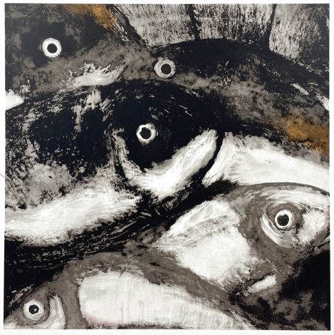 Fish (From Fruits and Flowers) 1990 HS Limited Edition Print - Donald Sultan