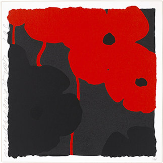 Red and Black, April 25, 2007 Limited Edition Print - Donald Sultan Red and Black, April 25, 2007 Limited Edition Print - Donald Sultan