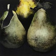 Pears Set of 4 Prints 1989 Limited Edition Print by Donald Sultan - 3 Pears Set of 4 Prints 1989 Limited Edition Print by Donald Sultan - 3