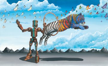 Hoopla 2015 Embellished Limited Edition Print - Michael Summers Hoopla 2015 Embellished Limited Edition Print - Michael Summers
