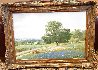 Untitled Valley View 1980 33x44 - Huge Original Painting by Charles Summey - 1
