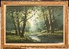 Untitled Landscape 1970 30x41 - Huge Original Painting by Charles Summey - 1