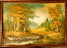 Untitled Landscape 28x40 - Huge Original Painting by Charles Summey - 1