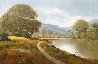 Untitled (Springtime River Trail) 32x44 Original Painting by Charles Summey - 6