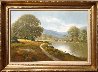 Untitled (Springtime River Trail) 32x44 Original Painting by Charles Summey - 1