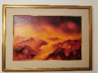 Lava Flow 1980 23x35 Original Painting by George Sumner - 1 Lava Flow 1980 23x35 Original Painting by George Sumner - 1