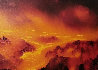Lava Flow 1980 23x35 Original Painting by George Sumner - 0
