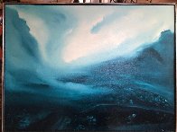 Untitled Painting 1978 37x49 Super Huge Original Painting by George Sumner - 1 Untitled Painting 1978 37x49 Super Huge Original Painting by George Sumner - 1