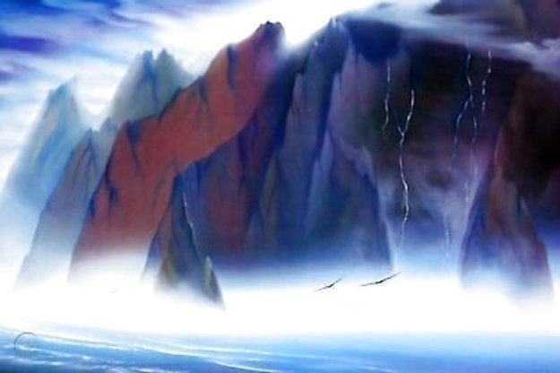 Kauai Mist Serigraph 18x28 by George Sumner - For Sale on Art Brokerage