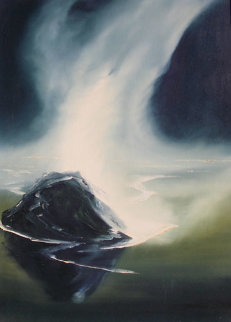 Untitled Painting 1974 52x38 Original Painting - George Sumner Untitled Painting 1974 52x38 Original Painting - George Sumner