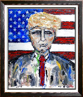POTUS: Donald J Trump 2020 24x20 Original Painting by Janet Swahn - 1