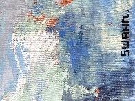 Baby Blue Abstract 2021 40x40 Huge Original Painting by Janet Swahn - 7 Baby Blue Abstract 2021 40x40 Huge Original Painting by Janet Swahn - 7