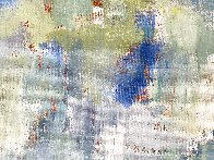 Baby Blue Abstract 2021 40x40 Huge Original Painting by Janet Swahn - 8