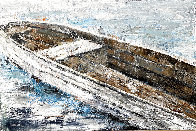 Oconee Boat 24x36 2021 Original Painting by Janet Swahn - 1
