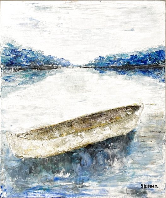 Boat Series 2021 24x20 Original Painting by Janet Swahn
