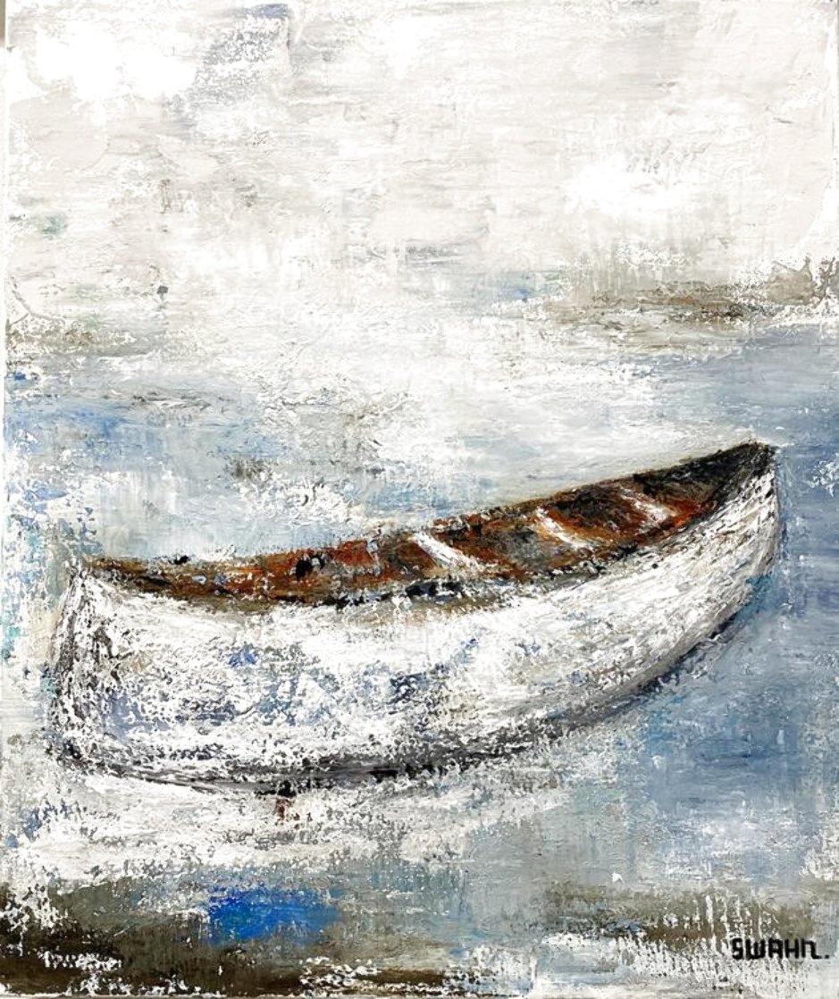 Boat Series 24x20 2021 Original Painting by Janet Swahn