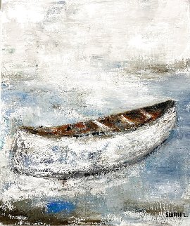 Boat Series 24x20 2021 Original Painting - Janet Swahn