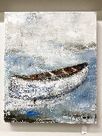 Boat Series 24x20 2021 Original Painting by Janet Swahn - 4 Boat Series 24x20 2021 Original Painting by Janet Swahn - 4