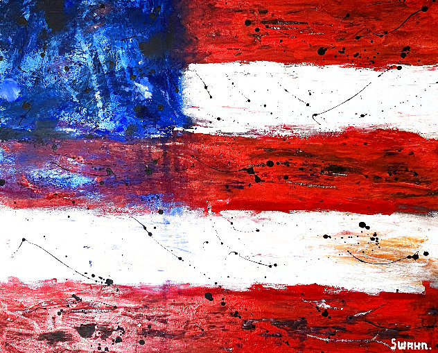 America the Great 2021 24x28 Original Painting by Janet Swahn