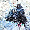 Ravens in Abstract 2024 20x30 Original Painting by Janet Swahn - 4