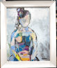 Echoes of Self 3 Piece Suite 2025 24x20  Framed Mixed Media and Acrylic on Canvas Original Painting by Janet Swahn - 3
