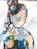 Echoes of Self 3 Piece Suite 2025 24x20  Framed Mixed Media and Acrylic on Canvas Original Painting by Janet Swahn - 5
