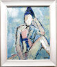 Echoes of Self 3 Piece Suite 2025 24x20  Framed Mixed Media and Acrylic on Canvas Original Painting by Janet Swahn - 2