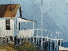Beach House 1979 24x30 Original Painting by Albert Swayhoover - 4