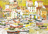 Riviera Retreat 1968 36x46 Huge - France Original Painting by Albert Swayhoover - 0