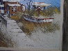 Sea Side 1972 45x33 Huge Original Painting by Albert Swayhoover - 6