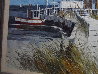 Sea Side 1972 45x33 Huge Original Painting by Albert Swayhoover - 4