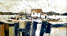 Peconic View AKA Bayside Dock 1967 23x36 - New York Original Painting by Albert Swayhoover - 0