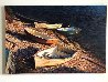 Sunlit Cove 40x60 Original Painting by Tom Swimm - 1 Sunlit Cove 40x60 Original Painting by Tom Swimm - 1