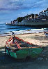 Cascais Sunset 1994 39x31 Original Painting by Tom Swimm - 0
