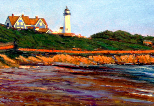 East Coast Light 2018 12x48 by Tom Swimm - For Sale on Art Brokerage