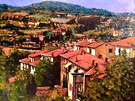Tuscany Splendor 2004 23x27 Original Painting by Tom Swimm - 0