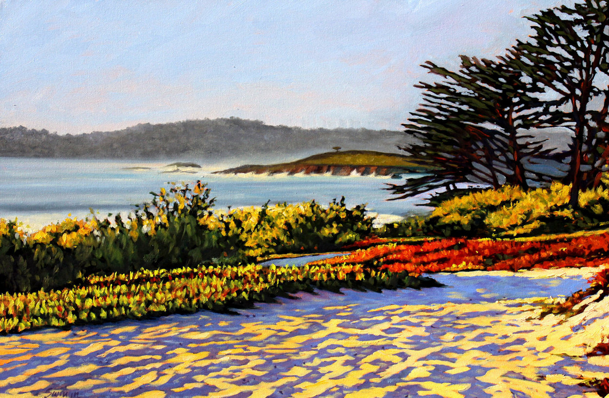 Carmel Memories 2020 33x45 Huge - California Original Painting by Tom Swimm