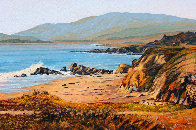 Moonstone Beach 2018 24x36 San Diego, California  Original Painting by Tom Swimm - 1