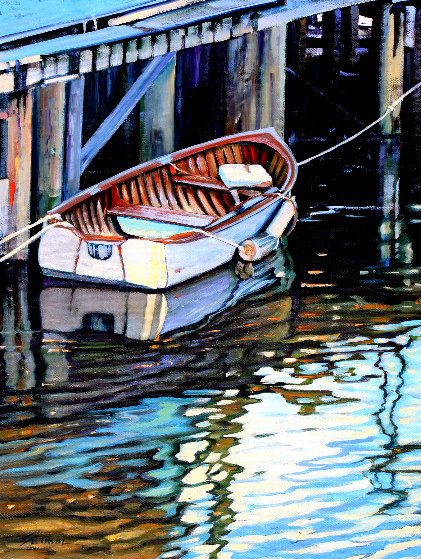 Manchester Reflections 2020 Oil on Canvas 24x18 by Tom Swimm - For Sale ...