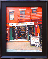 Colors of Little Italy 2021 25x21 Original Painting by Tom Swimm - 1