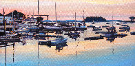 Maine Sunrise 2021 12x24 Original Painting by Tom Swimm - 0