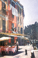 Sunlit Promenade 2001 36x24 Original Painting by Tom Swimm - 0
