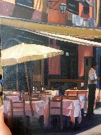 Sunlit Promenade 2001 36x24 Original Painting by Tom Swimm - 3
