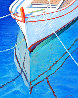 Harbor Symmetry 2022 32x26 Original Painting by Tom Swimm - 0